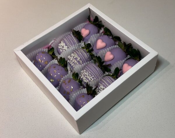12 chocolate covered strawberries